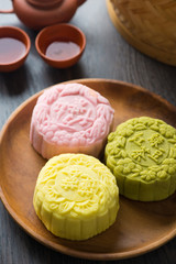mooncake festival and mid autumn celebrating