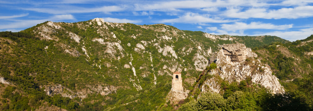 Asen Fortress Panorama in Bulgaria