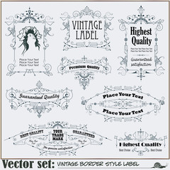 Border style labels on different topics