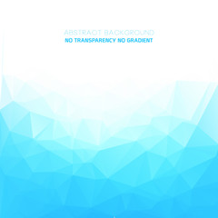 Abstract polygonal geometric style blue background