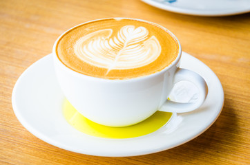 Latte coffee