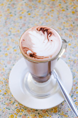Hot chocolate drink