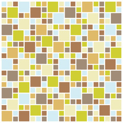 Seamless colorful square tiles pattern