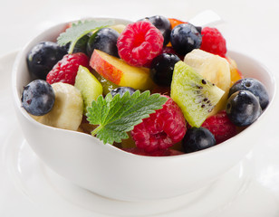 fresh healthy fruit salad