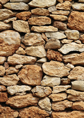 Steinmauer rustikal