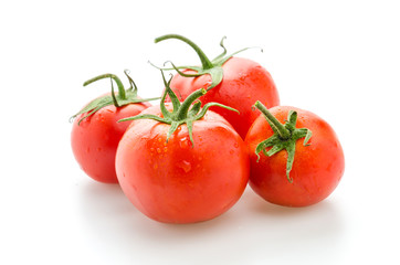 Tomato isolated on white