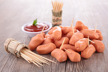 sausage finger food