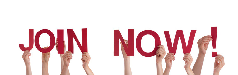 People Holding Join Now