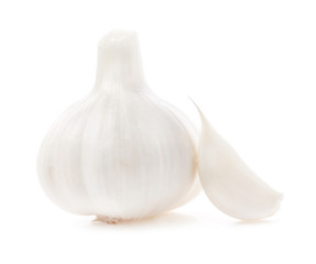 Garlic isolated on white background