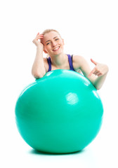 Fit mit dem Pezziball
