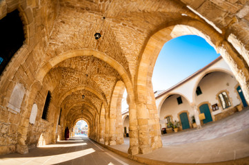 Fototapeta na wymiar Łuki Ayious Łazarza Kościoła, Larnaka, Cypr