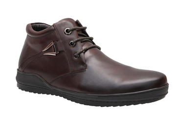 Men's winter brown boots