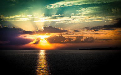 piękny zachód słońca © piotrszczepanek