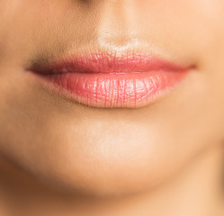 Fototapeta premium Female lips close up