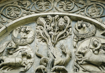 Arched portal