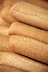 Breadsticks close-up