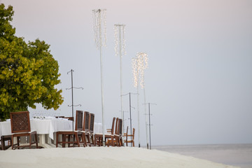 beach in the Maldives