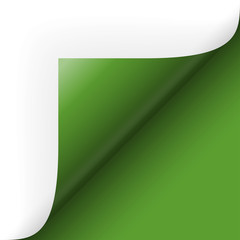 Papier Ecke unten rechts