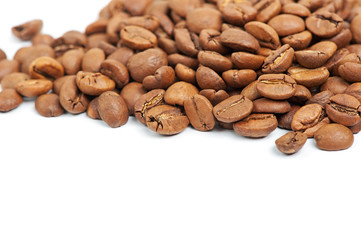 Heap of coffee beans