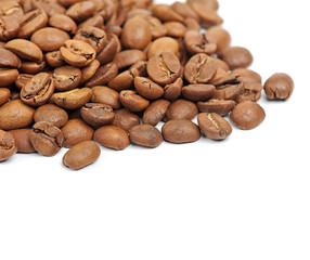 Heap of coffee beans