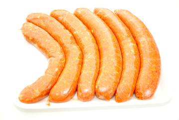 Raw Hot and Spicy Italian Sausage Links