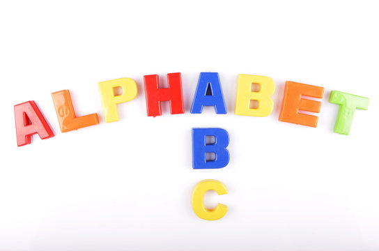 plastic alphabet