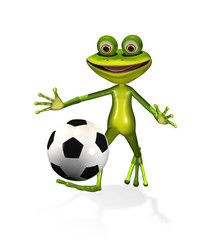 soccer player frog