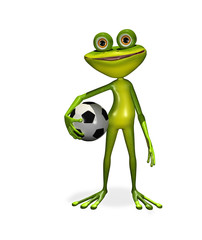 soccer player frog