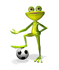 soccer player frog