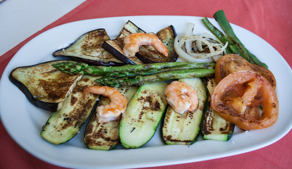 Shrimp and Vegetable Salad