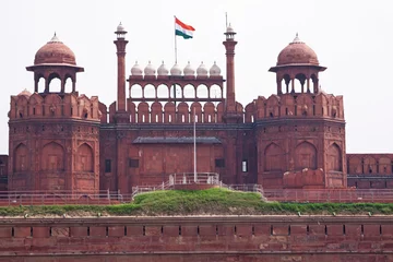 Foto op Plexiglas The Lahore Gate of the Red Fort, Delhi © pjhpix