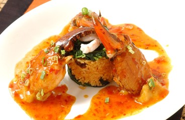 The image of delicious food
