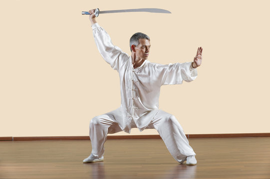 Kung Fu,Daoshu,Mabu jia dao,Mann mit Schwert