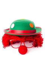 Clown isoliert
