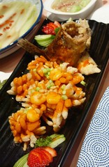 The image of delicious food