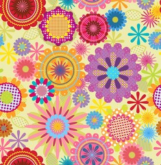 seamles floral decorative background