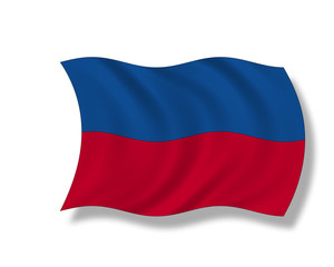 Illustration,Flagge von Haiti