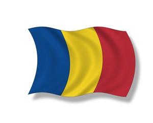 Illustration,Flagge des Tschad