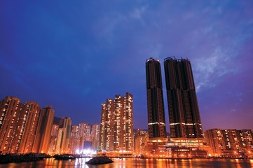 Fototapeta na wymiar The image of Hong Kong