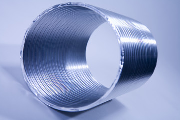 Aluminiumrohr , close up