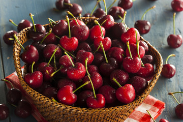 Raw Organic Red Cherries