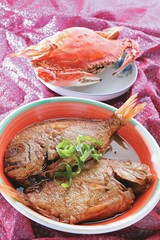 The image of delicious food