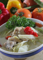 The image of delicious food