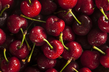 Raw Organic Red Cherries