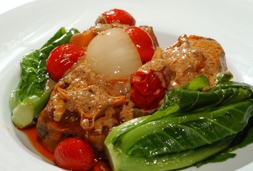 The image of delicious food