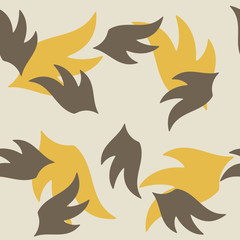 seamless background: wing, feather, angel