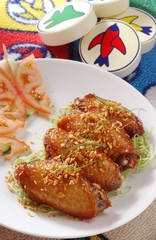 The image of delicious food