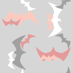 Naklejka premium seamless background: wing, feather, bird