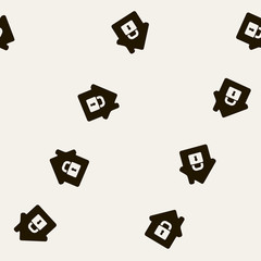 seamless background, home, house, building