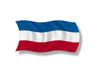Fototapeta na wymiar Illustration,Flagge Jugoslawien